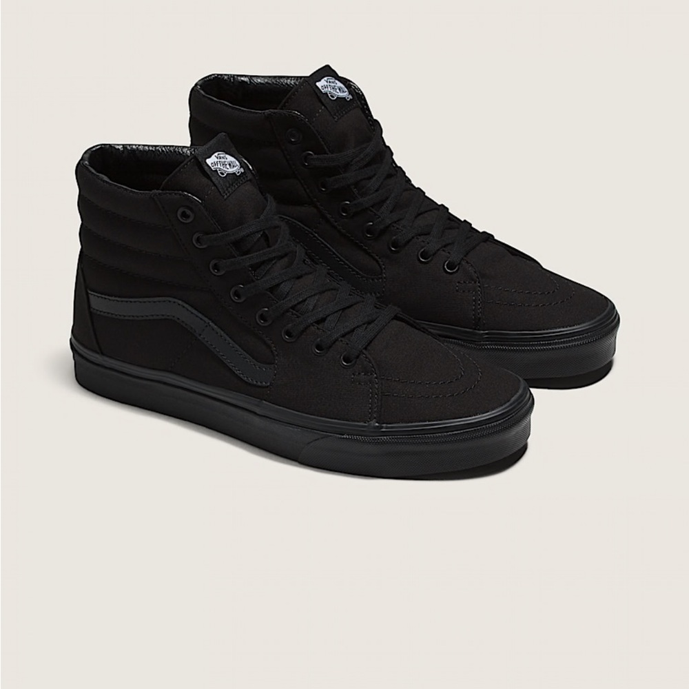 Vans Sk8 hi black women’s 9 men’s 7.5